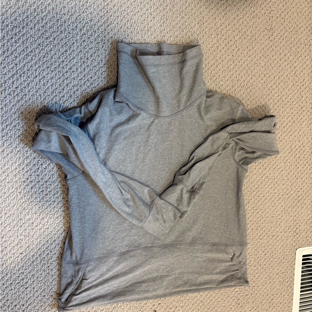 Lulu Lemon Gray Exercise Shirt